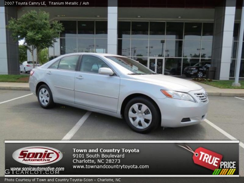 Titanium Metallic / Ash 2007 Toyota Camry LE
