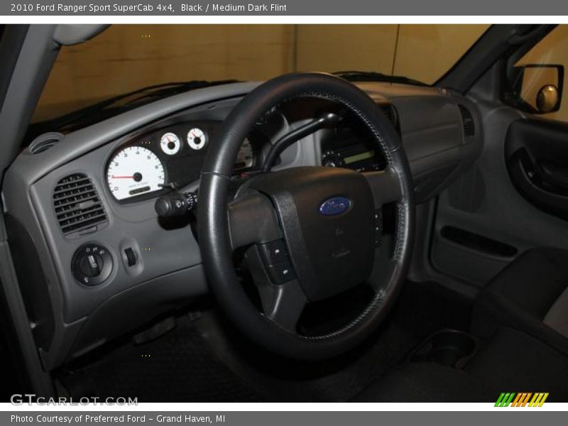Black / Medium Dark Flint 2010 Ford Ranger Sport SuperCab 4x4