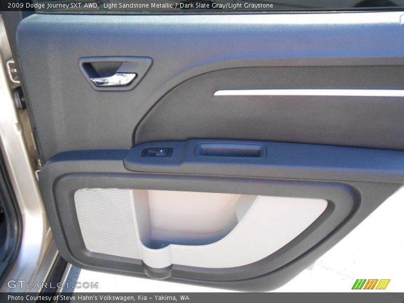 Light Sandstone Metallic / Dark Slate Gray/Light Graystone 2009 Dodge Journey SXT AWD