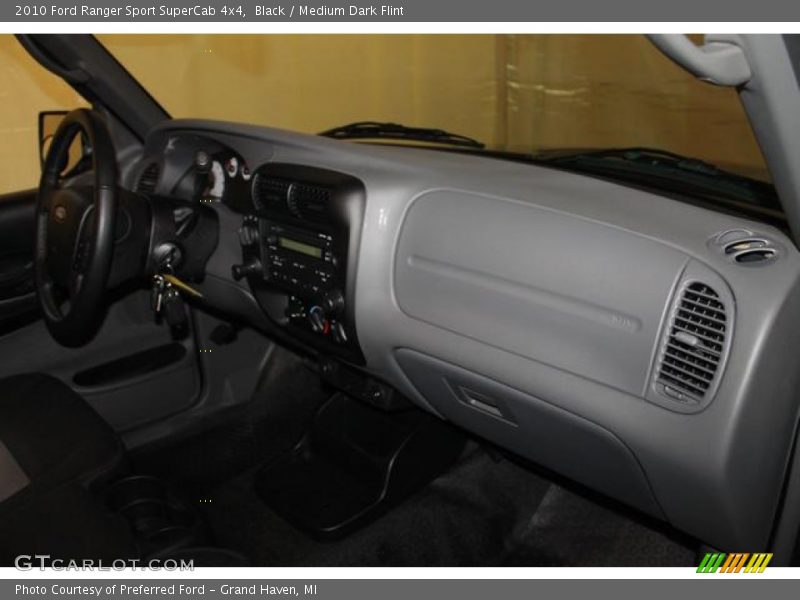 Black / Medium Dark Flint 2010 Ford Ranger Sport SuperCab 4x4