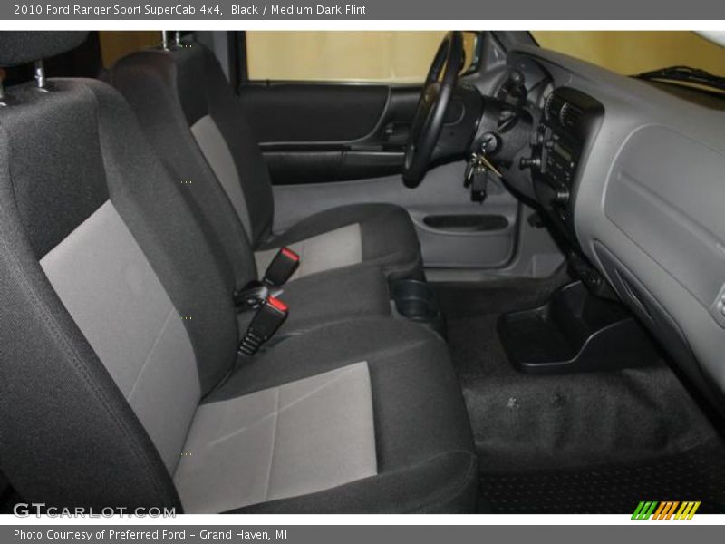 Black / Medium Dark Flint 2010 Ford Ranger Sport SuperCab 4x4