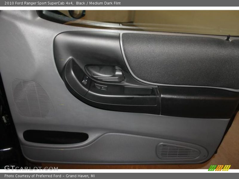 Black / Medium Dark Flint 2010 Ford Ranger Sport SuperCab 4x4