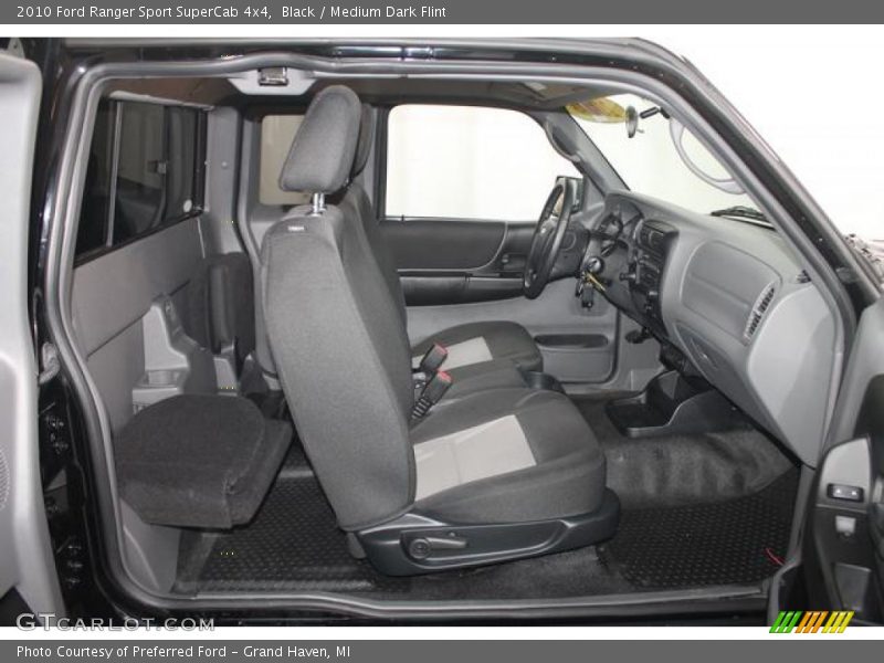 Black / Medium Dark Flint 2010 Ford Ranger Sport SuperCab 4x4