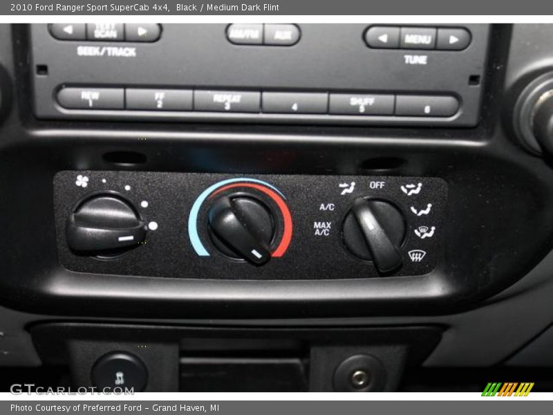 Black / Medium Dark Flint 2010 Ford Ranger Sport SuperCab 4x4