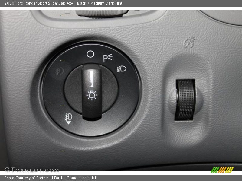 Black / Medium Dark Flint 2010 Ford Ranger Sport SuperCab 4x4