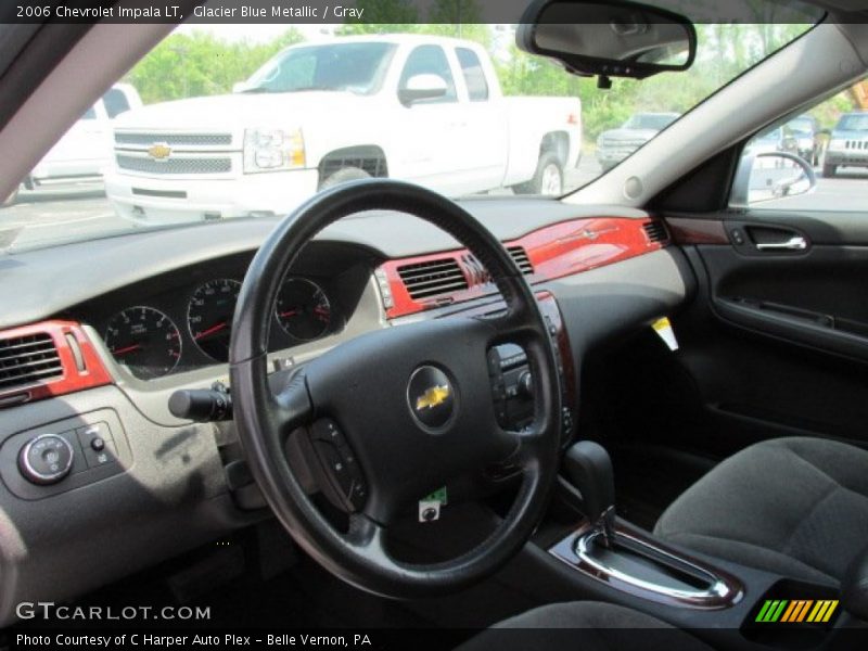 Glacier Blue Metallic / Gray 2006 Chevrolet Impala LT