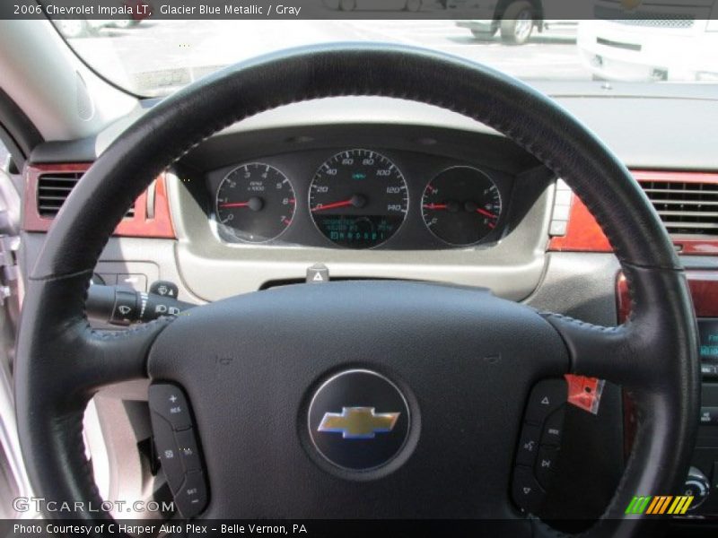 Glacier Blue Metallic / Gray 2006 Chevrolet Impala LT