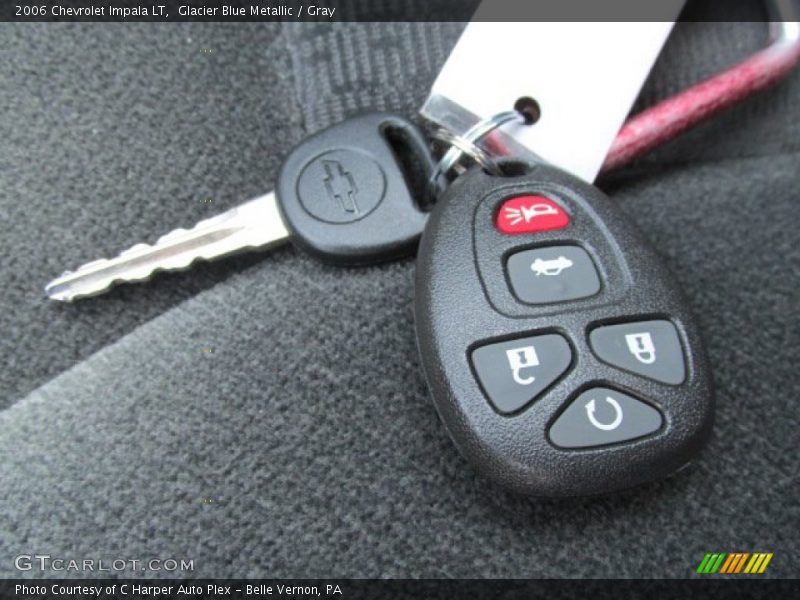 Glacier Blue Metallic / Gray 2006 Chevrolet Impala LT