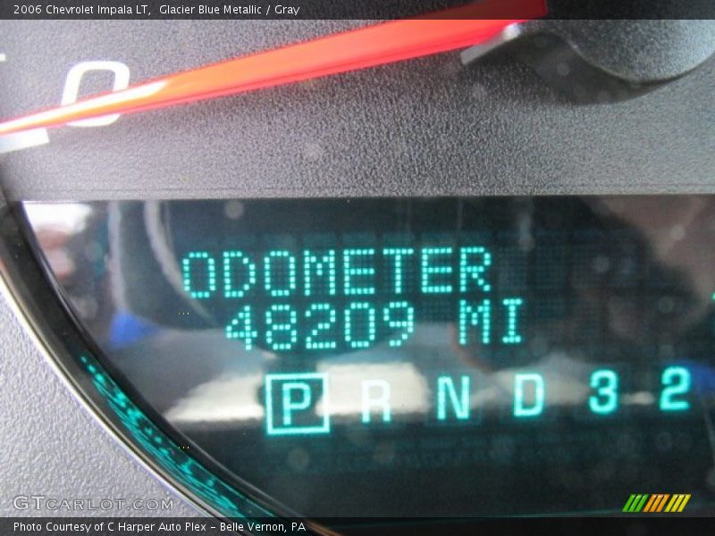 Glacier Blue Metallic / Gray 2006 Chevrolet Impala LT