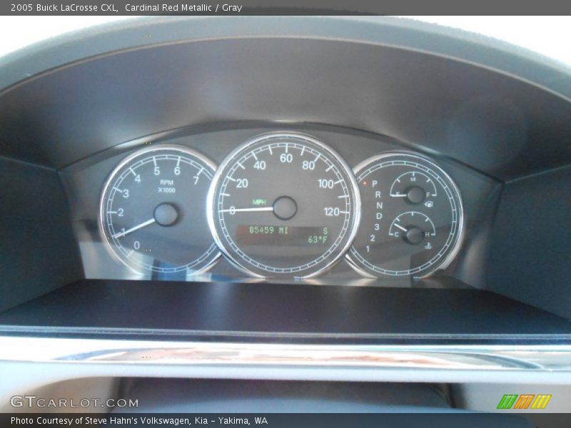Cardinal Red Metallic / Gray 2005 Buick LaCrosse CXL