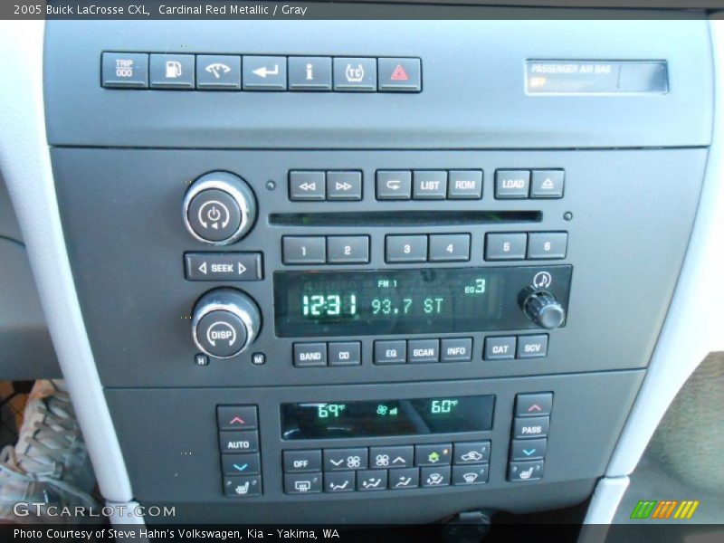 Controls of 2005 LaCrosse CXL