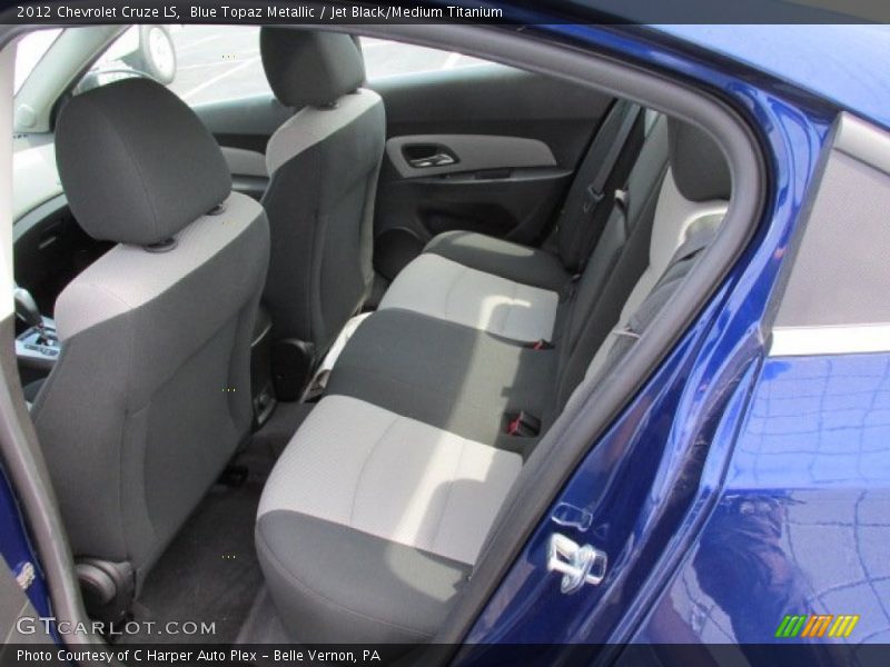 Blue Topaz Metallic / Jet Black/Medium Titanium 2012 Chevrolet Cruze LS