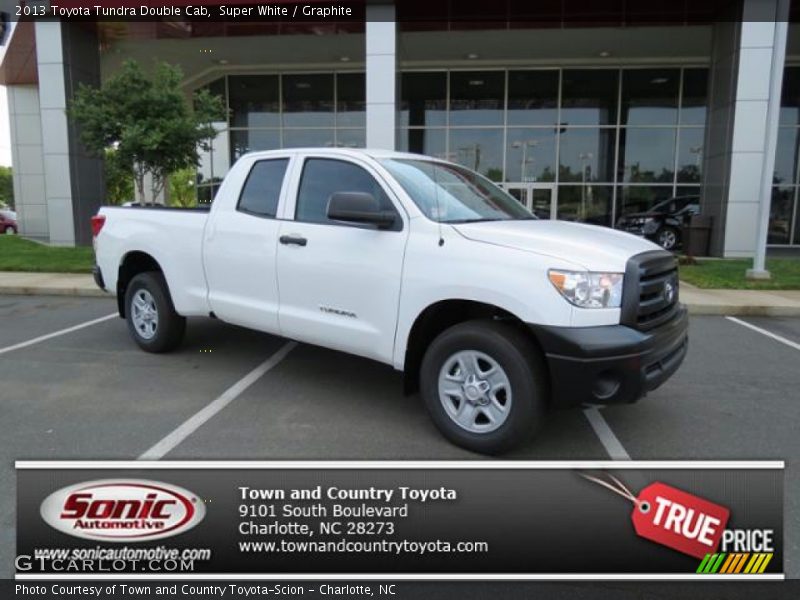 Super White / Graphite 2013 Toyota Tundra Double Cab