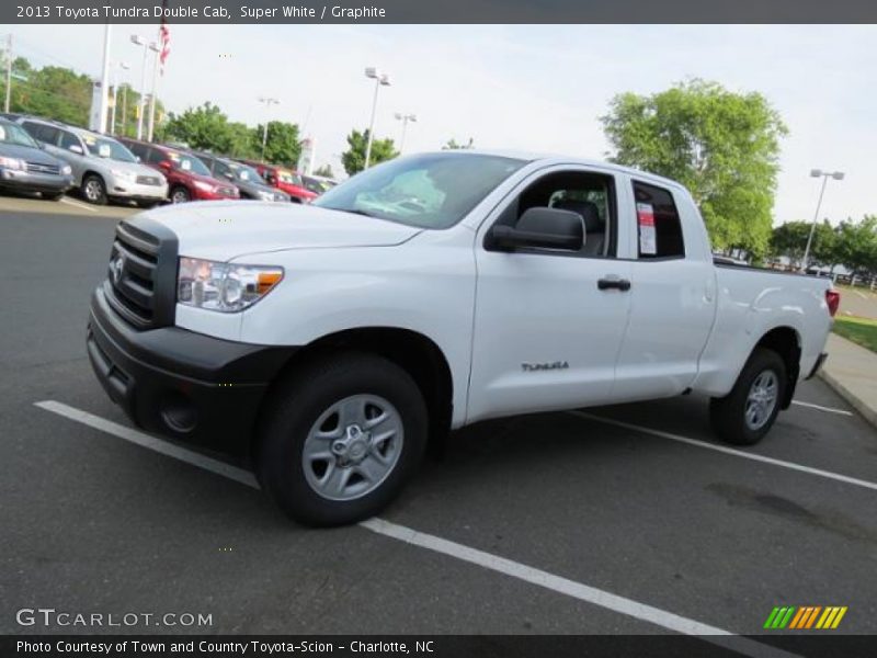 Super White / Graphite 2013 Toyota Tundra Double Cab