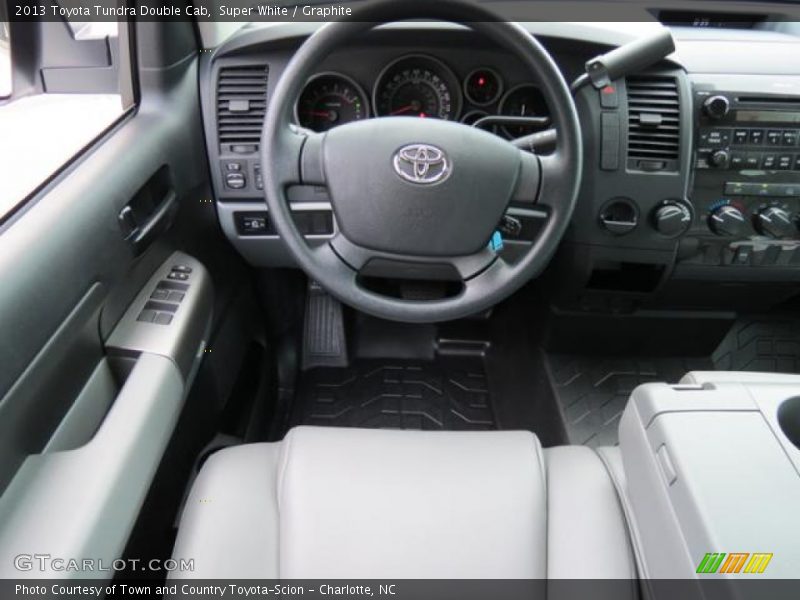 Super White / Graphite 2013 Toyota Tundra Double Cab