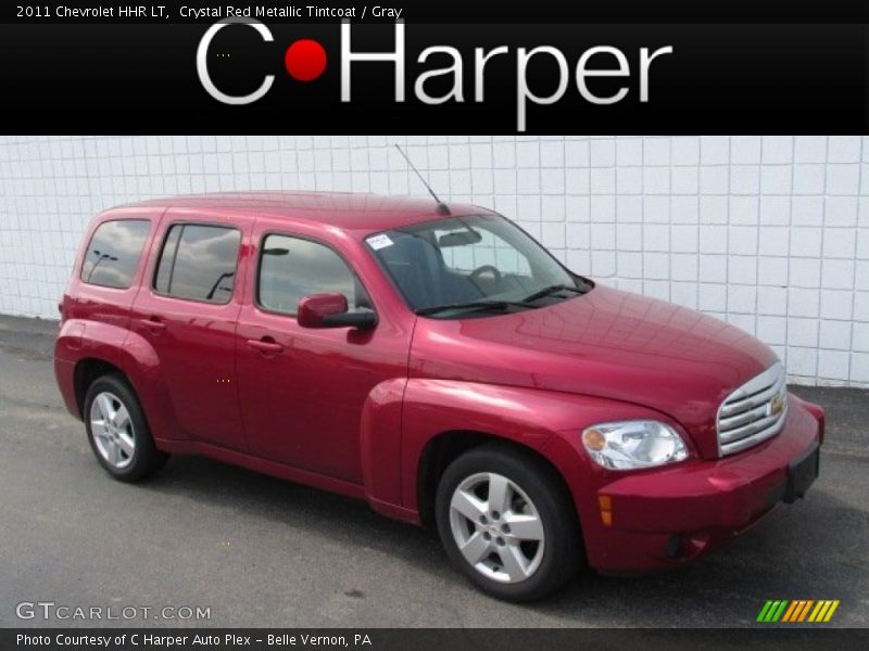 Crystal Red Metallic Tintcoat / Gray 2011 Chevrolet HHR LT