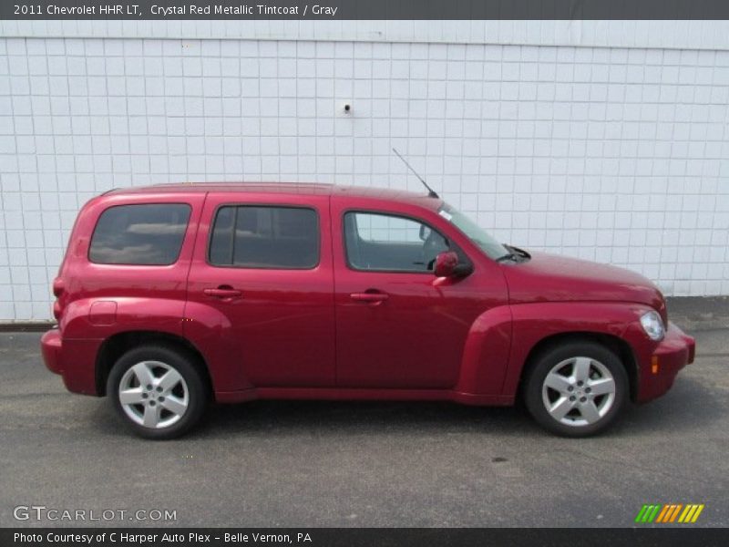 Crystal Red Metallic Tintcoat / Gray 2011 Chevrolet HHR LT