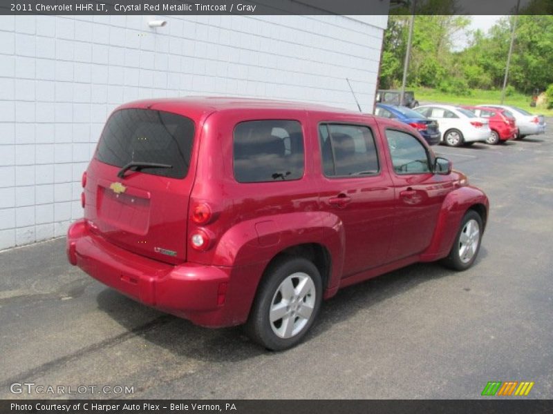Crystal Red Metallic Tintcoat / Gray 2011 Chevrolet HHR LT