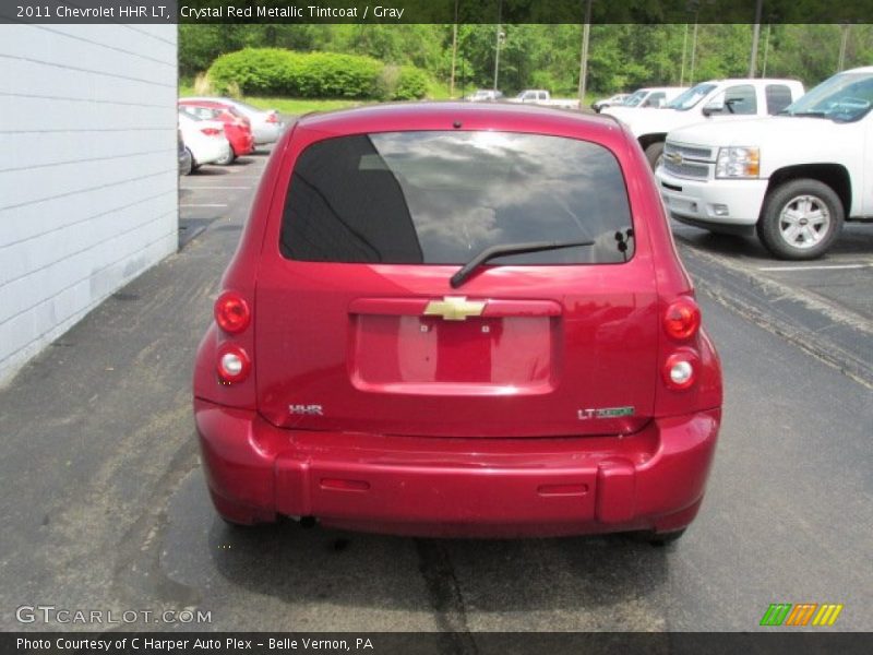 Crystal Red Metallic Tintcoat / Gray 2011 Chevrolet HHR LT