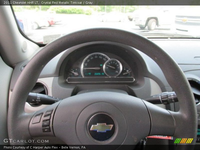 Crystal Red Metallic Tintcoat / Gray 2011 Chevrolet HHR LT