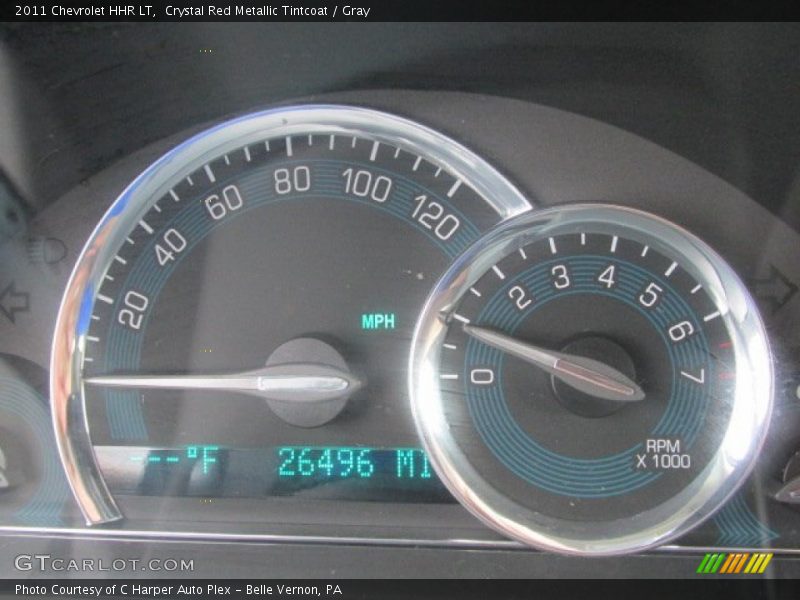 Crystal Red Metallic Tintcoat / Gray 2011 Chevrolet HHR LT