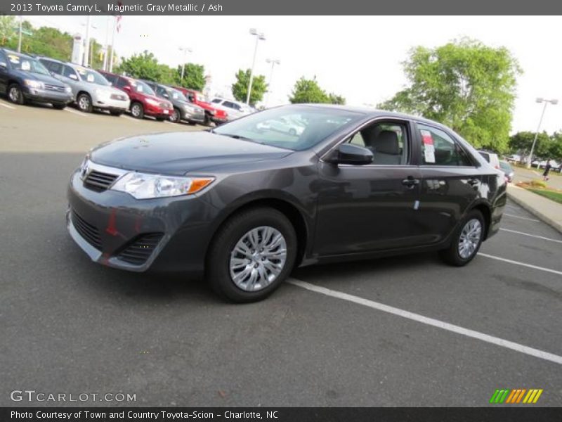 Magnetic Gray Metallic / Ash 2013 Toyota Camry L