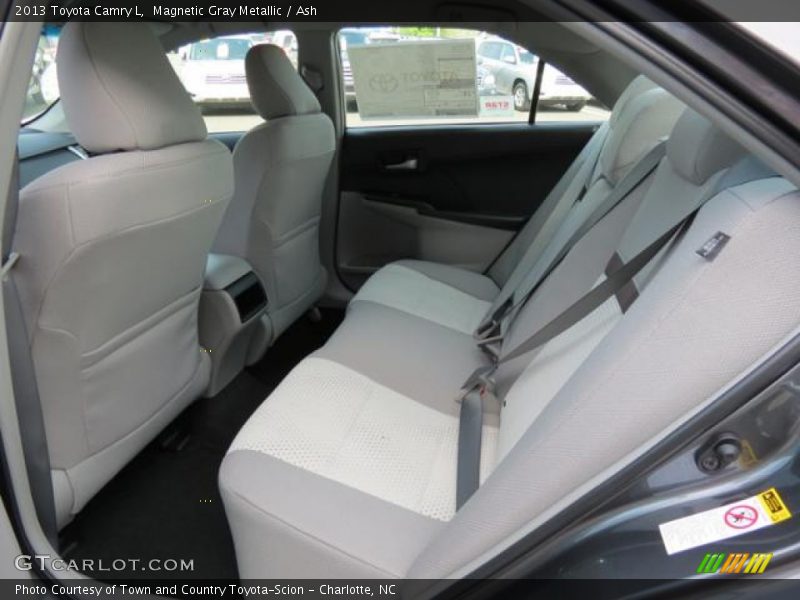 Magnetic Gray Metallic / Ash 2013 Toyota Camry L