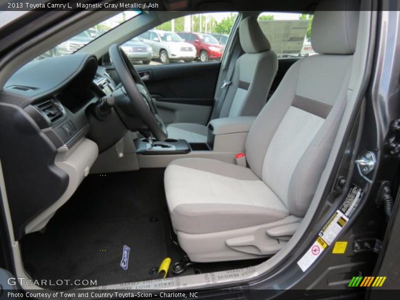 Magnetic Gray Metallic / Ash 2013 Toyota Camry L