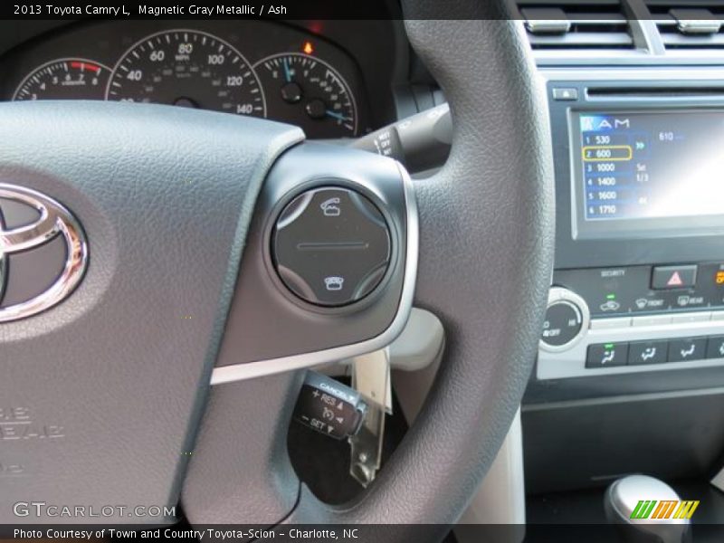 Magnetic Gray Metallic / Ash 2013 Toyota Camry L