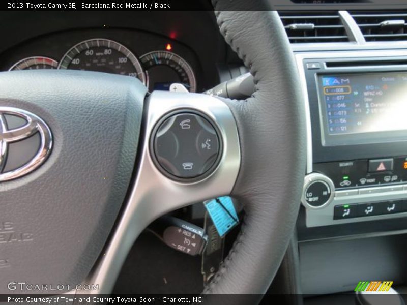 Barcelona Red Metallic / Black 2013 Toyota Camry SE