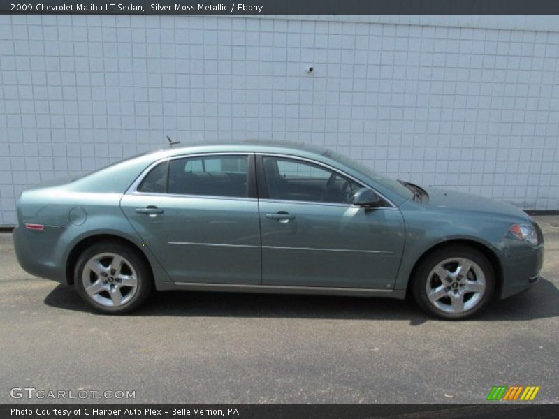 Silver Moss Metallic / Ebony 2009 Chevrolet Malibu LT Sedan