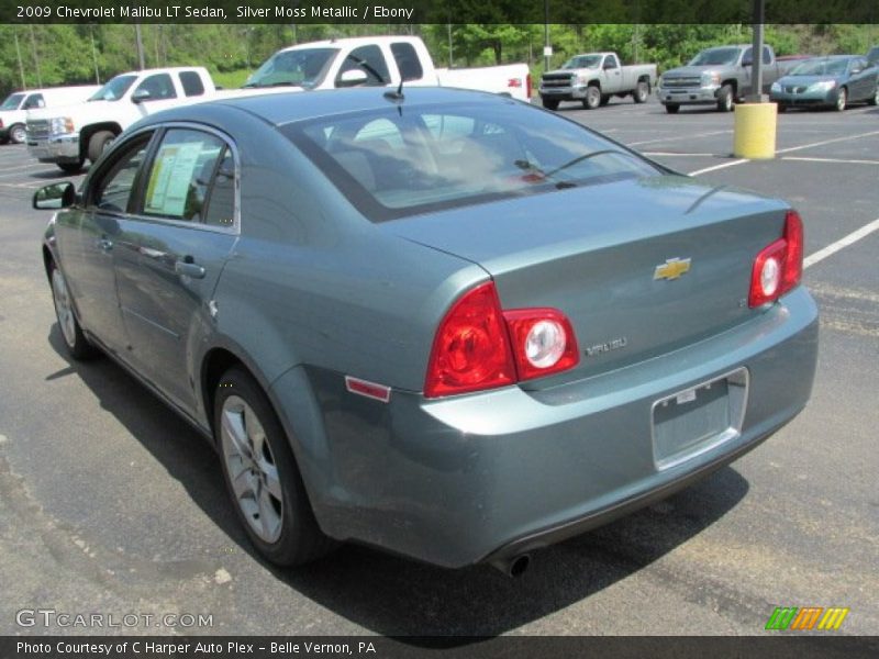 Silver Moss Metallic / Ebony 2009 Chevrolet Malibu LT Sedan