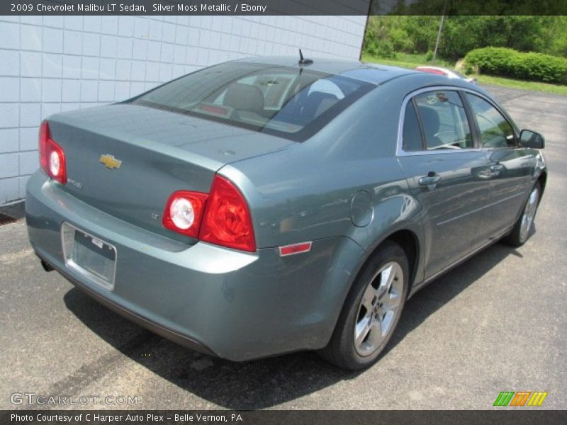 Silver Moss Metallic / Ebony 2009 Chevrolet Malibu LT Sedan