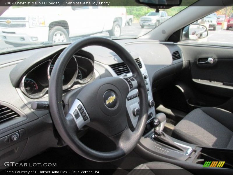 Silver Moss Metallic / Ebony 2009 Chevrolet Malibu LT Sedan