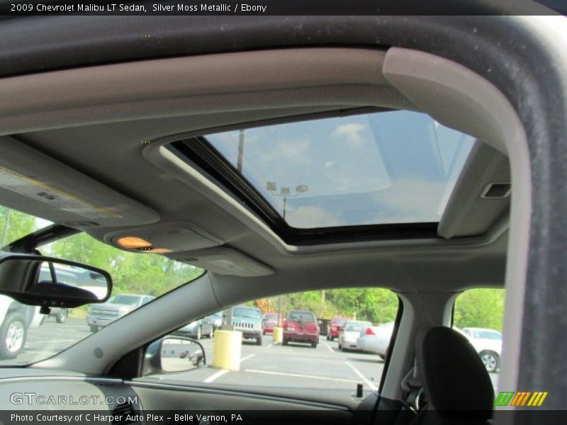 Silver Moss Metallic / Ebony 2009 Chevrolet Malibu LT Sedan