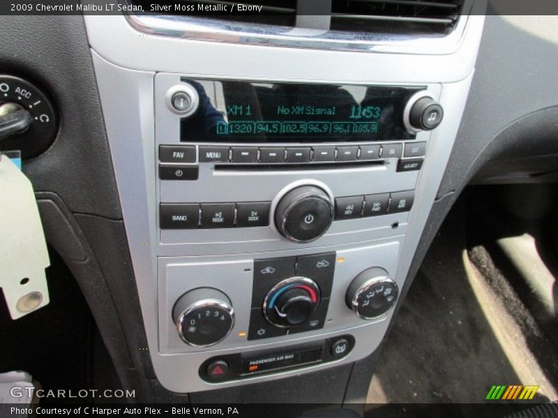 Silver Moss Metallic / Ebony 2009 Chevrolet Malibu LT Sedan