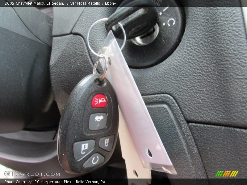 Silver Moss Metallic / Ebony 2009 Chevrolet Malibu LT Sedan