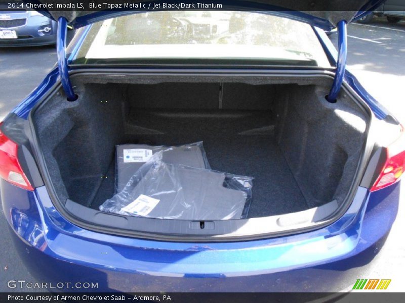 Blue Topaz Metallic / Jet Black/Dark Titanium 2014 Chevrolet Impala LS