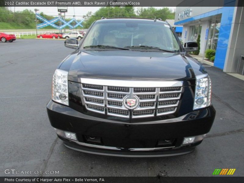 Black Raven / Cashmere/Cocoa 2012 Cadillac Escalade EXT Premium AWD