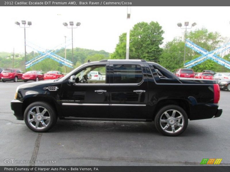 Black Raven / Cashmere/Cocoa 2012 Cadillac Escalade EXT Premium AWD