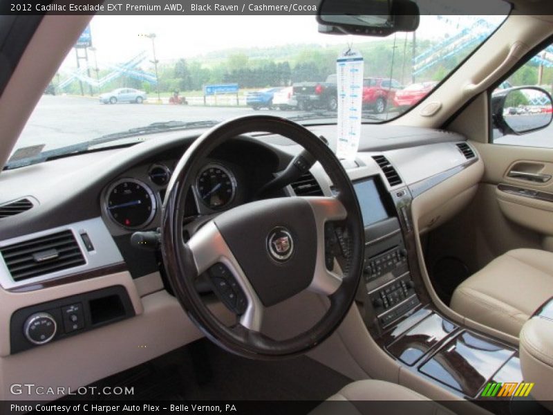 Black Raven / Cashmere/Cocoa 2012 Cadillac Escalade EXT Premium AWD