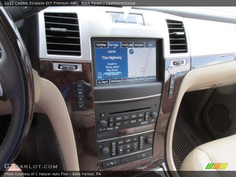Black Raven / Cashmere/Cocoa 2012 Cadillac Escalade EXT Premium AWD