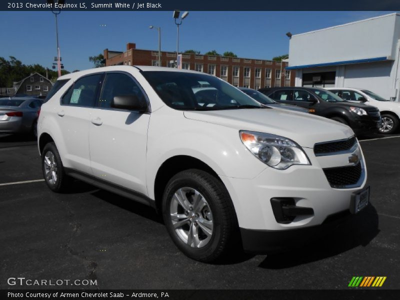 Summit White / Jet Black 2013 Chevrolet Equinox LS