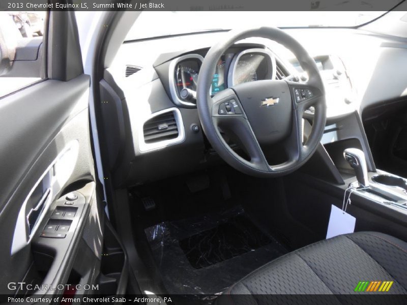 Summit White / Jet Black 2013 Chevrolet Equinox LS