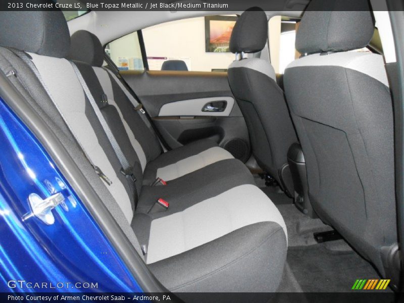 Blue Topaz Metallic / Jet Black/Medium Titanium 2013 Chevrolet Cruze LS