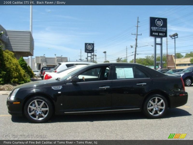 Black Raven / Ebony 2008 Cadillac STS V6