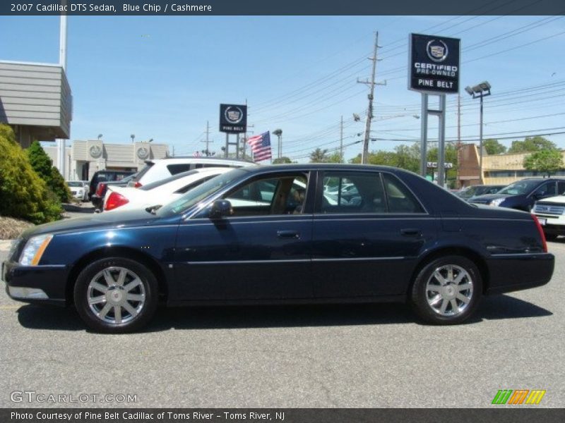Blue Chip / Cashmere 2007 Cadillac DTS Sedan