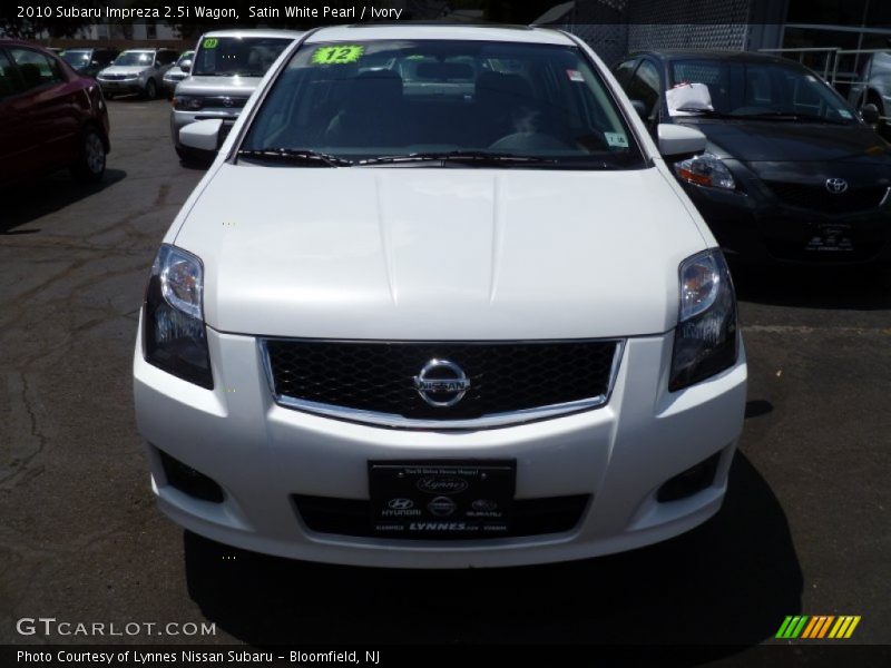 Satin White Pearl / Ivory 2010 Subaru Impreza 2.5i Wagon
