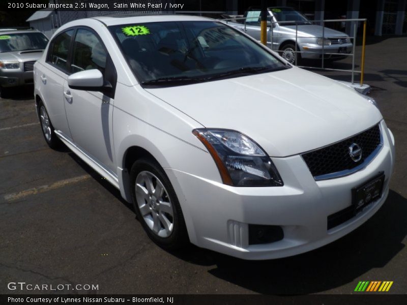 Satin White Pearl / Ivory 2010 Subaru Impreza 2.5i Wagon