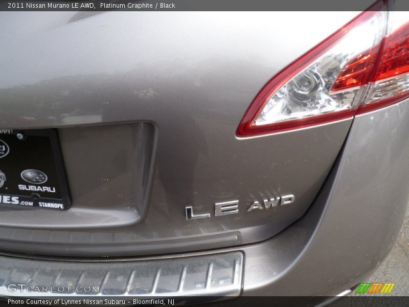 Platinum Graphite / Black 2011 Nissan Murano LE AWD
